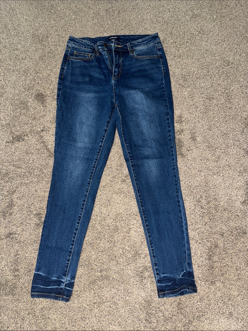 Studio Park Women's Dark Blue Stretch Skinny Jeans